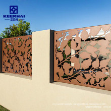 High Quality Metal Laser Cut Garden Decorative Fencing for Design